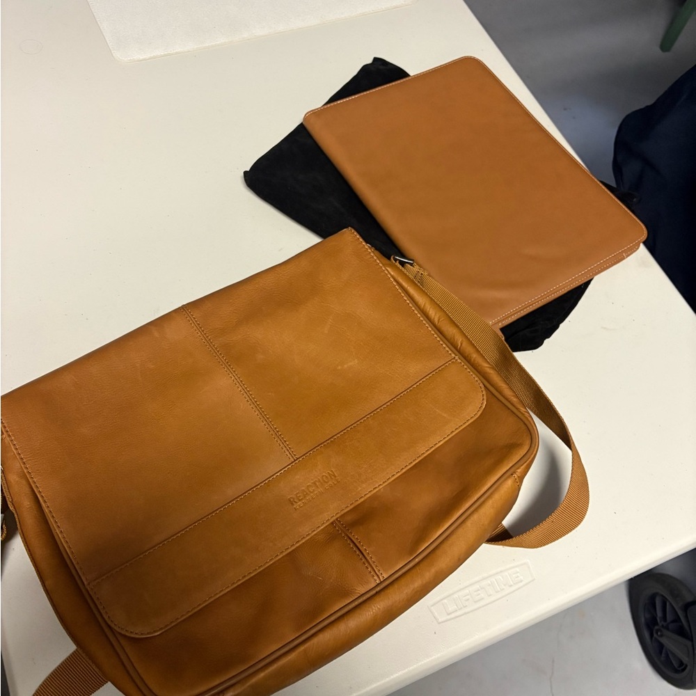 Brown Leather Messenger Bag Reaction